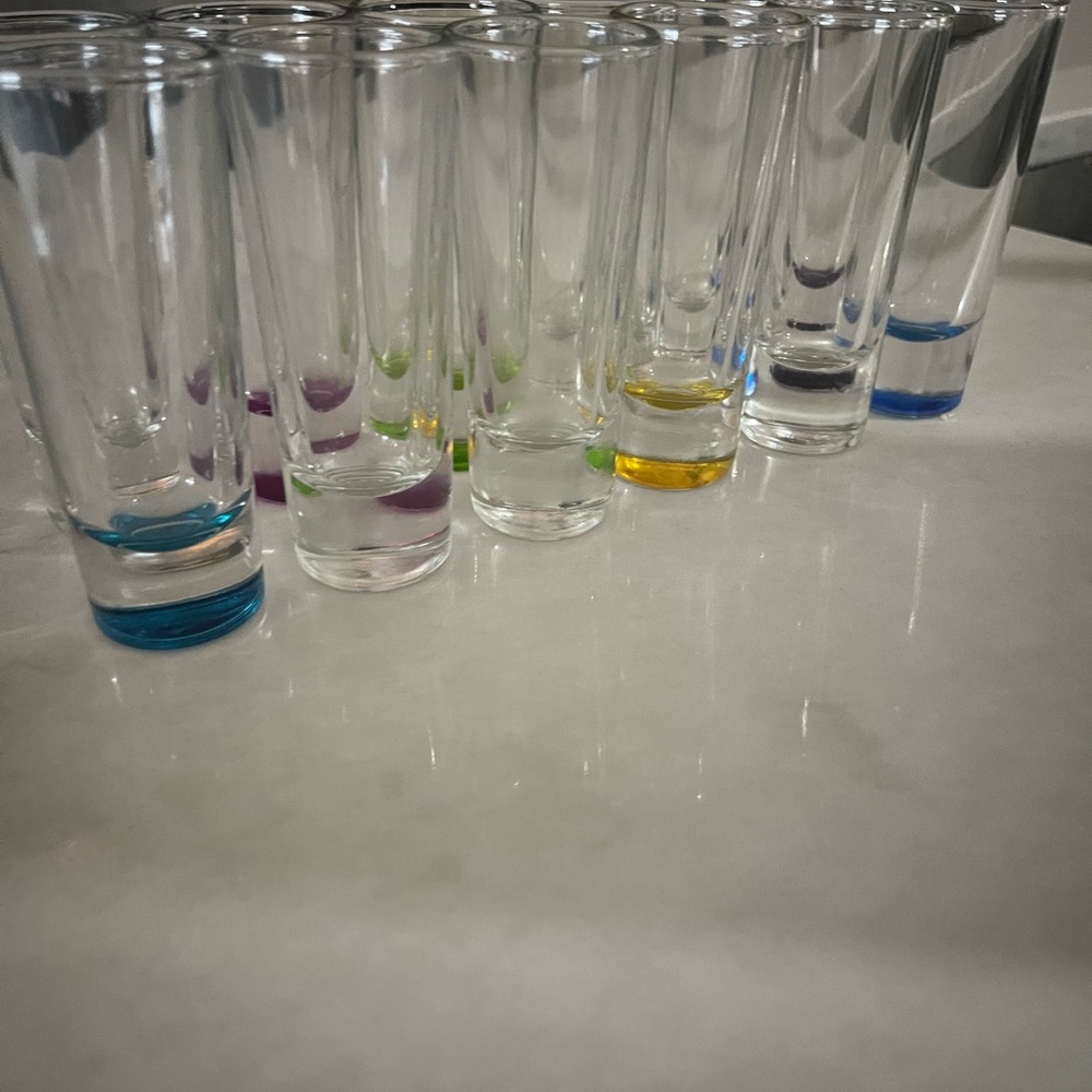 Colorful Shot Glass Set - Picture 2 of 2